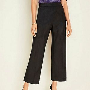 Ann Taylor Knit Wide Leg Crop Pants
